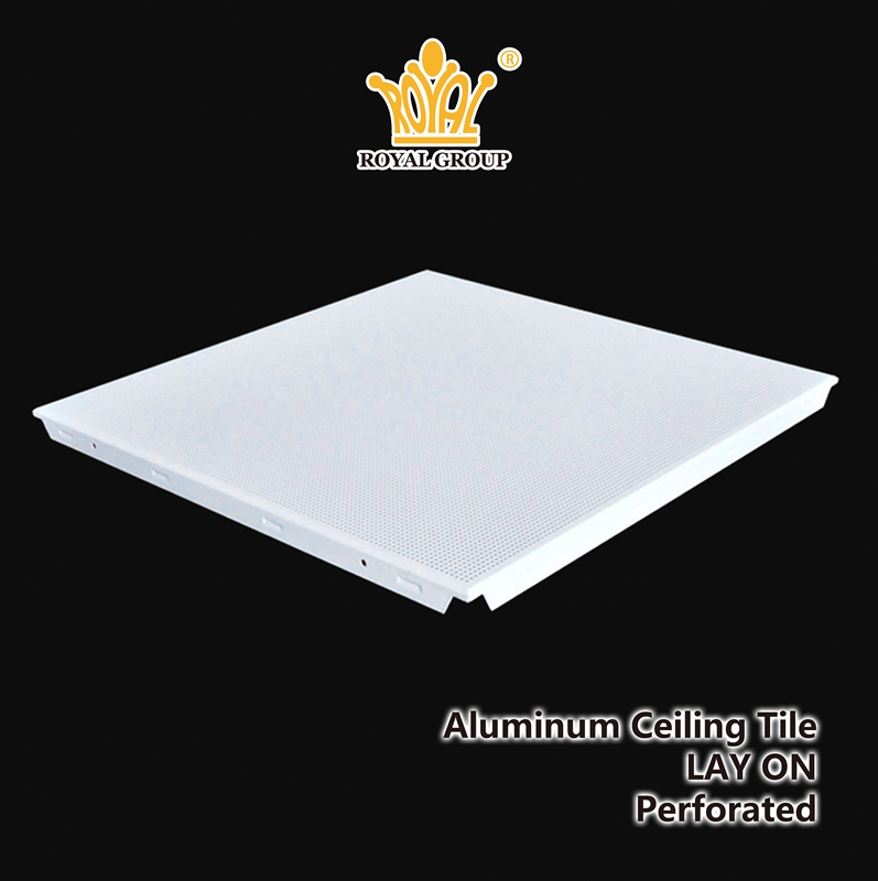 Aluminum Ceiling Tile Lay Perforated Royal Group